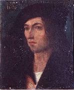 Hans Burgkmair Portrait of a man oil on canvas